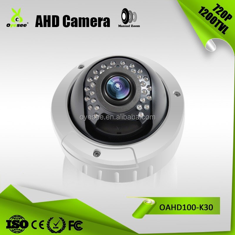 1500TVL 25m IR Zoom AHD M metal oyesee wodsee factory dome cctv security camera in home OAHD100-K30