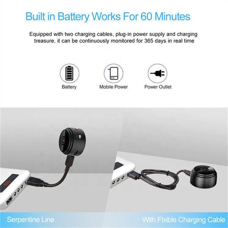 Smart Hd1080P Magnetic Wifi Very Mini Security Camera De Surveillance Wireless Wifi Video Recorder IP Mini Cam