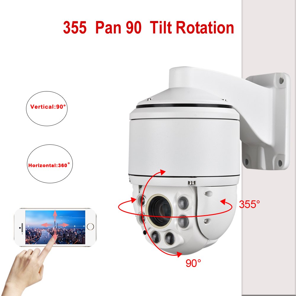 CCTV IP66 Full metal PTZ Housing Security 4" MINI High Speed Dome AHD 1080P PTZ Camera 2MP 20X Zoom 360 Video Surveillance