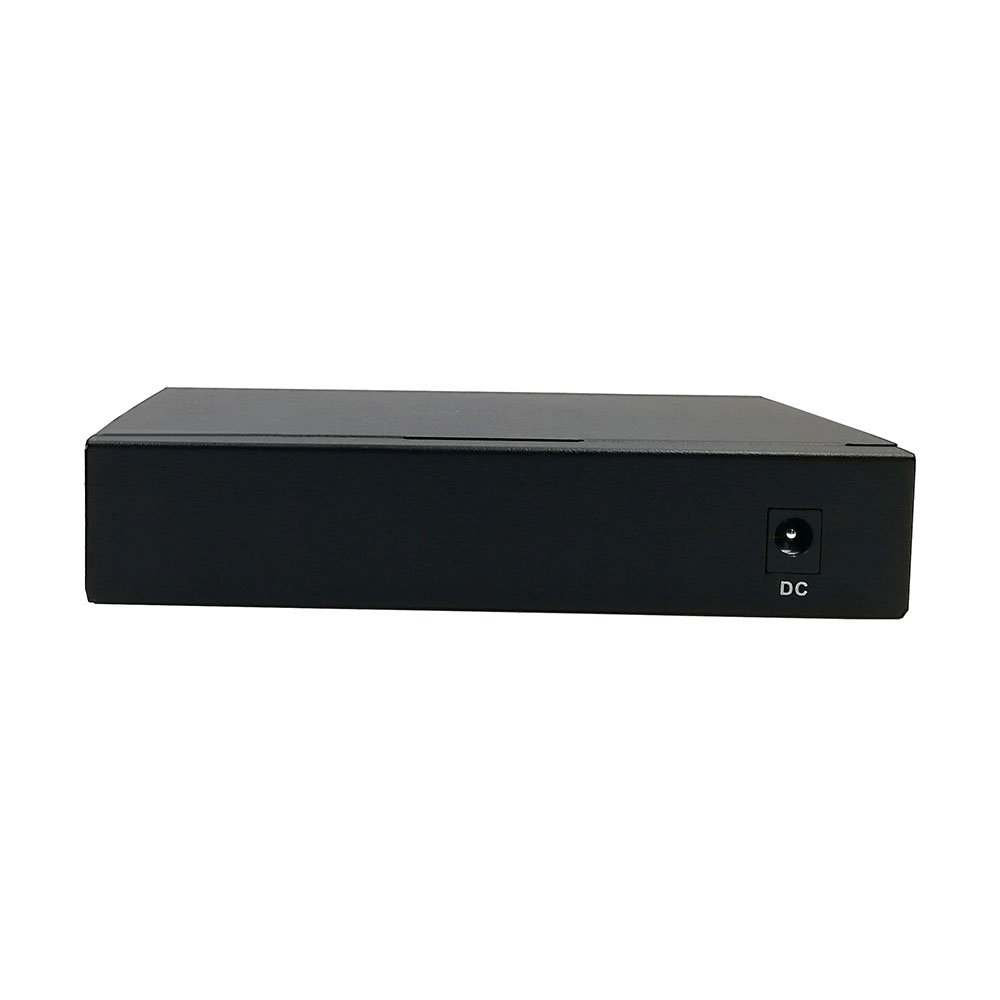 Ethernet Netlink rj45 4 port Ethernet Transmission 1port Optical Fiber Switch Mini Bridging Media Analog to IP Camera Converter