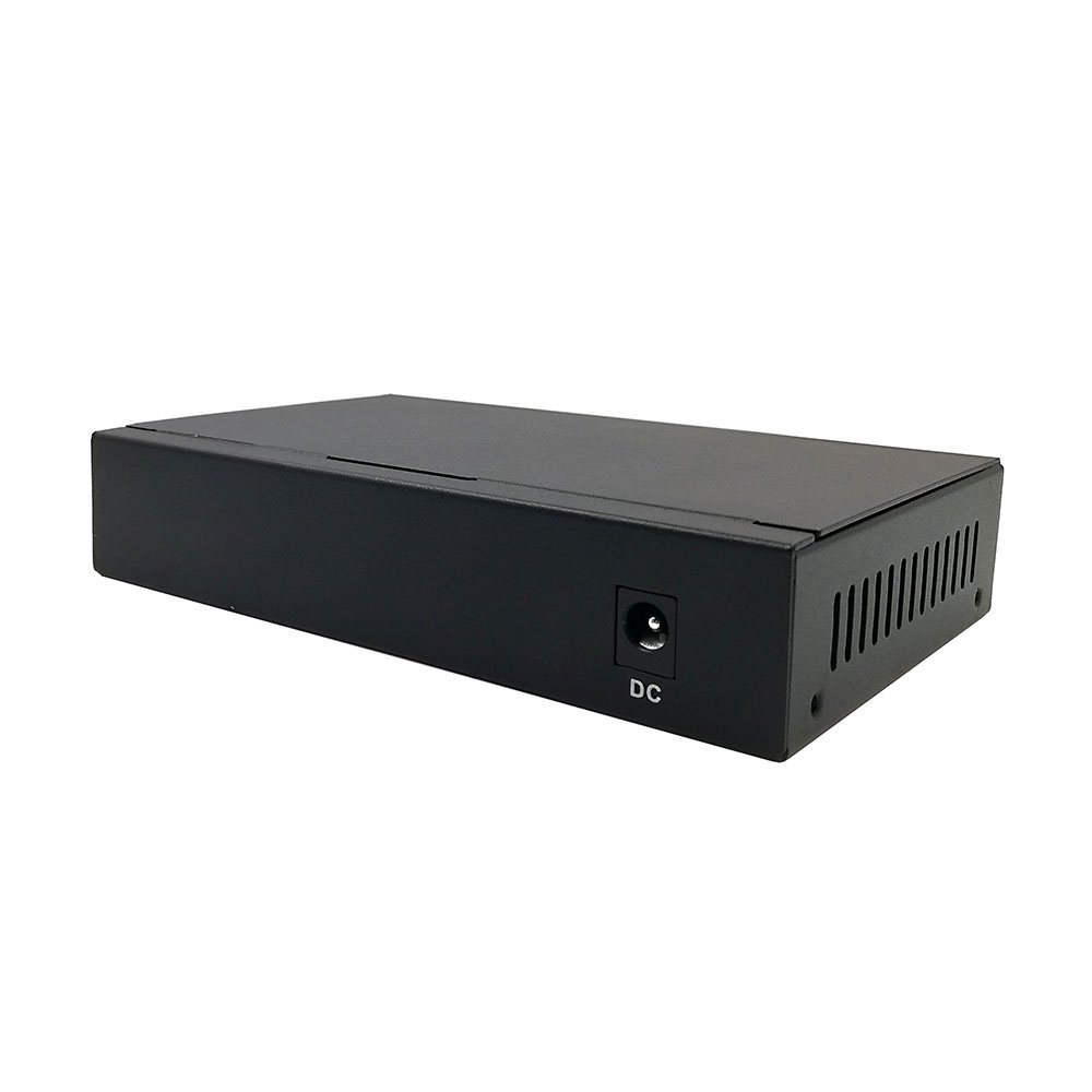 Ethernet Netlink rj45 4 port Ethernet Transmission 1port Optical Fiber Switch Mini Bridging Media Analog to IP Camera Converter