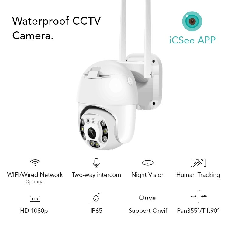Indoor and Outdoor 360 Degree HD Wireless Wifi Security CCTV PTZ Camera IP Camera
