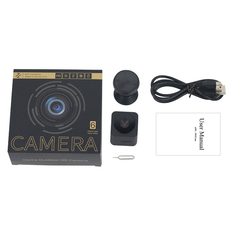 AS02 WIFI mini camera 600mAh 1080P HD wifi wireless night vision talkable security Baby Care camera micro camera