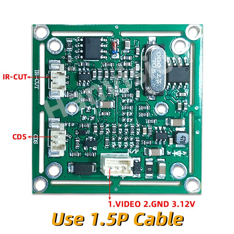 Analog CVBS Camera PCB Chip Night Vision OEM Cmos CCTV Mini Cam Board PC1089 Module