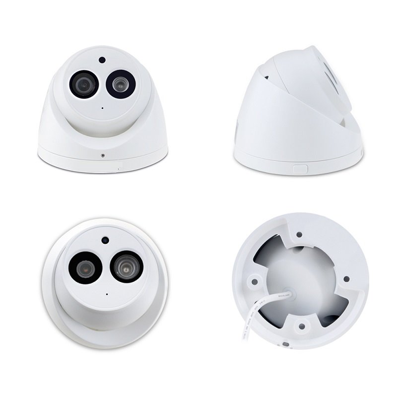 DAHUA IPC-HDW4631C-A 6MP IP Camera Built-in MIC POE IR Dome Network CCTV Camera with Metal Case IPC-HDW4631C-A Indoor Camera