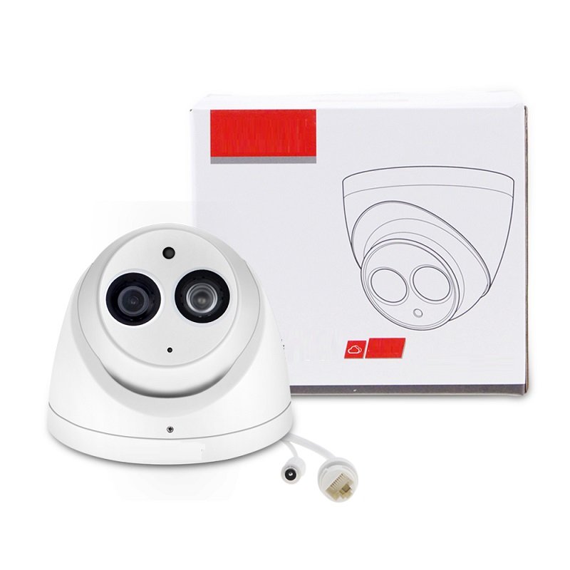 DAHUA IPC-HDW4631C-A 6MP IP Camera Built-in MIC POE IR Dome Network CCTV Camera with Metal Case IPC-HDW4631C-A Indoor Camera
