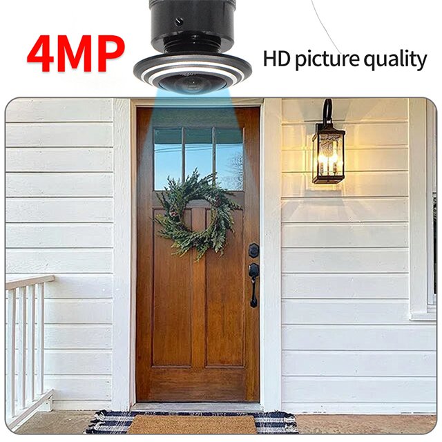 PEGATAH 4MP Video Peephole WiFi Camera Motion Detection Video Door Eye Wireless Intercom Monitor Home Security Outdoor Network