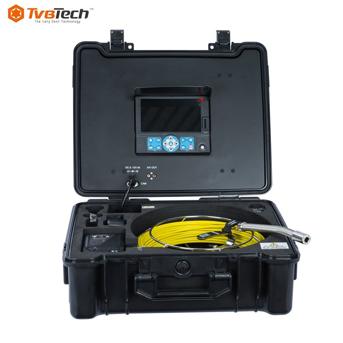 underground water detection 90 degree borescope camera pipe inspection camera with sonde camera head