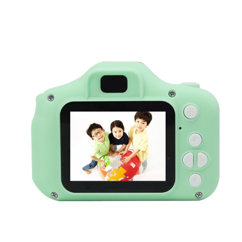 2 Inch Mini Digital Camera Kids High Definition 4K CMOS Imaging Sensor Dual Lens TF Support Filter MP3 Selfie Recorder