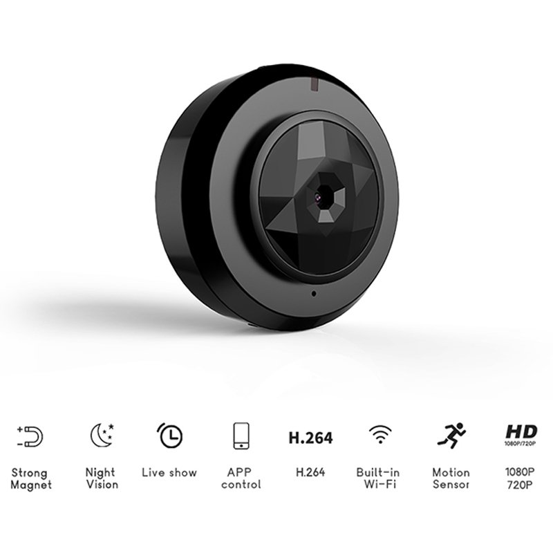 Hot Sell Zoom 720p 1080p Infrared Light Tiny Surveillance Anti-theft Wifi Surveillance Mini Camera