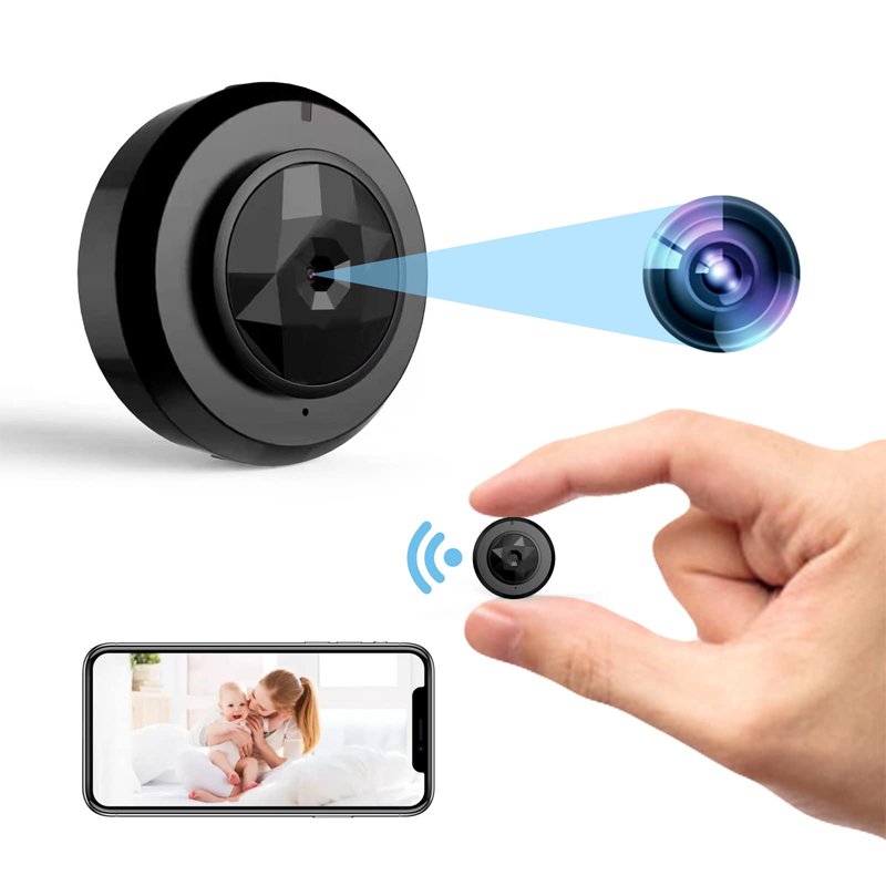 Hot Sell Zoom 720p 1080p Infrared Light Tiny Surveillance Anti-theft Wifi Surveillance Mini Camera