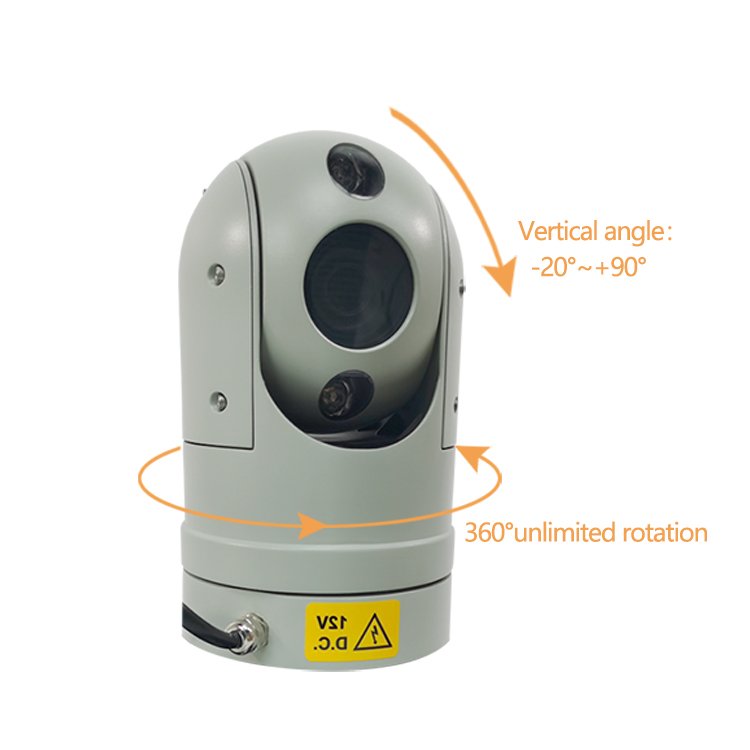 Factory Price Small Size Car Roof Mounted Ptz Camera For Law Enforcement Vehicle