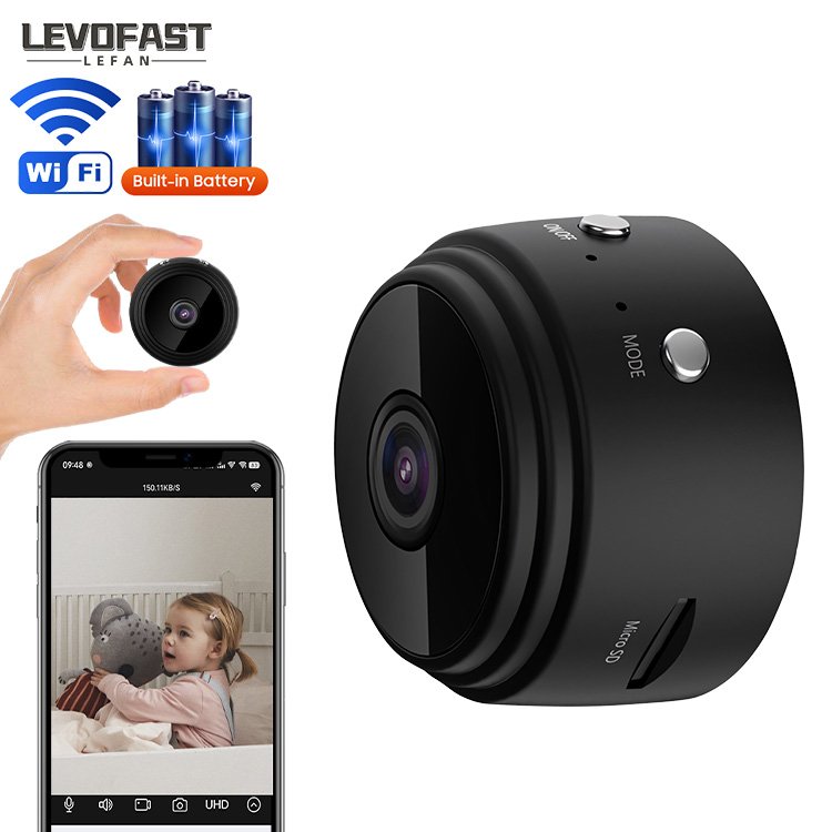 LEVOFAST Hot-selling A9 Mini WiFi Camera HD Remote Wireless CCTV Smart WiFi Home night version Security Network IP Cameras