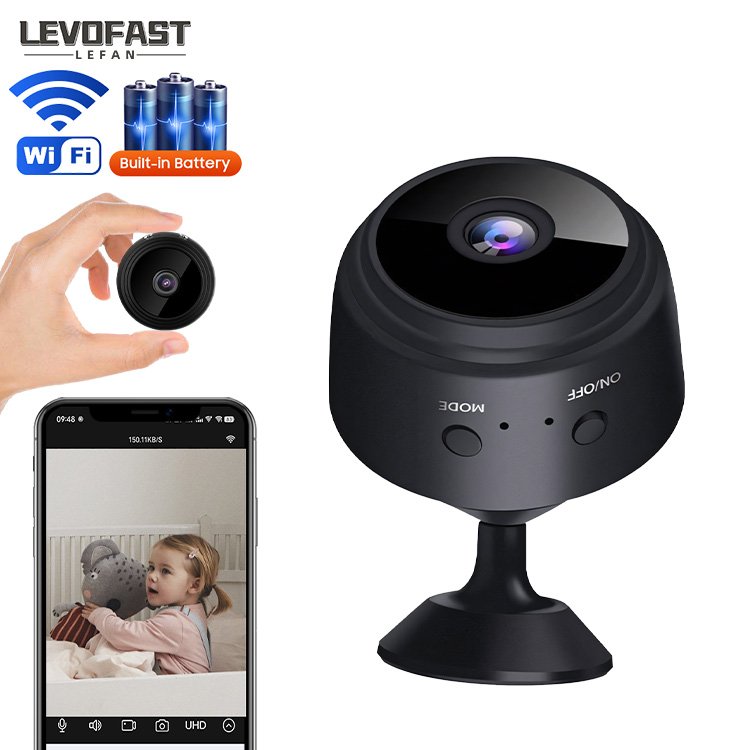 LEVOFAST Hot-selling A9 Mini WiFi Camera HD Remote Wireless CCTV Smart WiFi Home night version Security Network IP Cameras