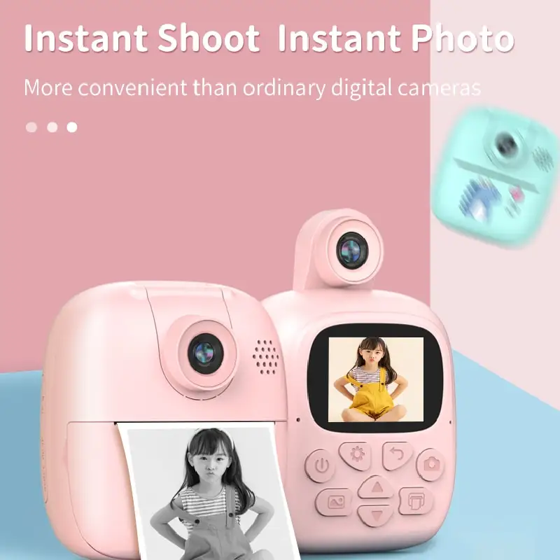 Smart Instant Printing Digital Mini Camera Video Recorder Kids Pocket Monitor Children Funny Toy Camera