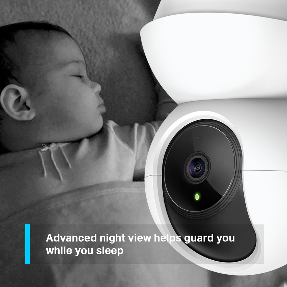 1080P Pan/Tilt Home Security Wi-Fi Camera for Baby Monitor
