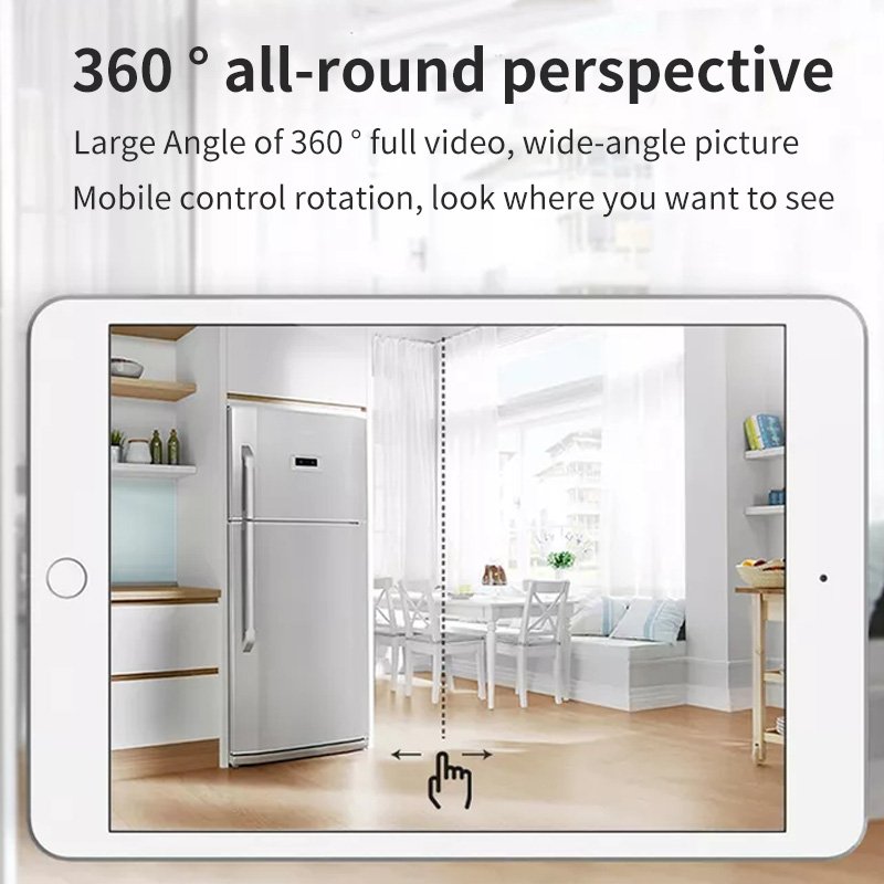 Smart home security 10lights night vision bulb camera WIFI wireless HD network camera