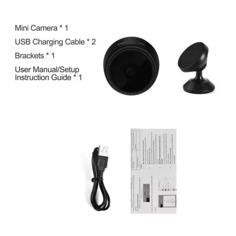 Rscamtom A9 Mini Camera Wifi 1080P HD IP Camera Home IR Night Magnetic Wireless Mini Camcorder Micro Video Surveillance Camera
