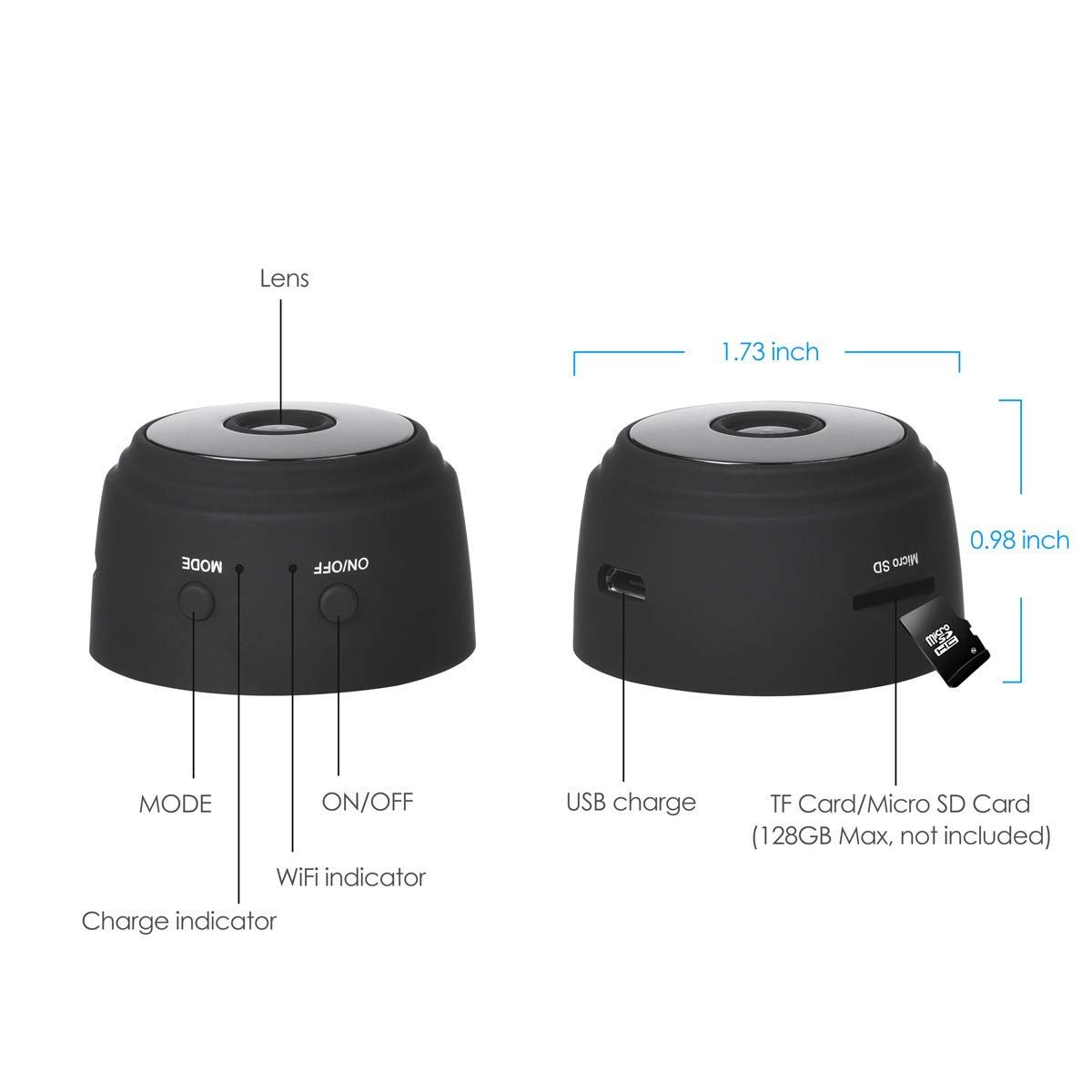hot sale Handy camera A9 Mini 1080P Small Wireless mini IP Camera Mobile remotely Wifi wide angel Camera