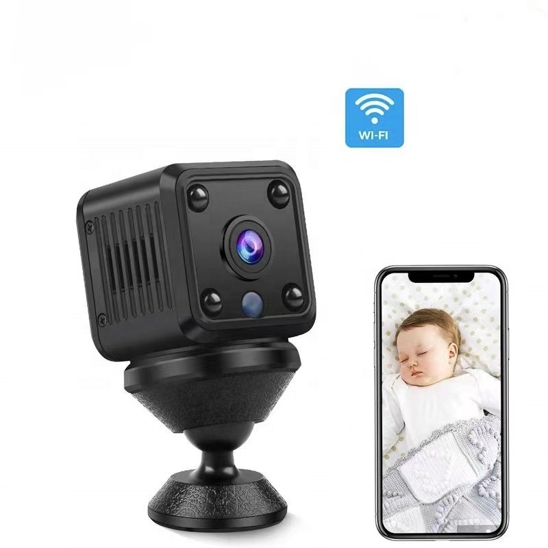 1080P Battery Powered Wireless WiFi Small Nanny Cam Mini Camera surveillance night vision remote view on Mobile APP