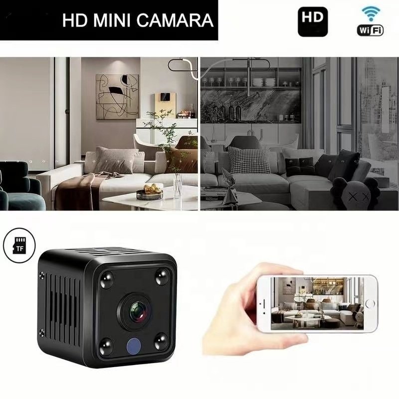 1080P Battery Powered Wireless WiFi Small Nanny Cam Mini Camera surveillance night vision remote view on Mobile APP