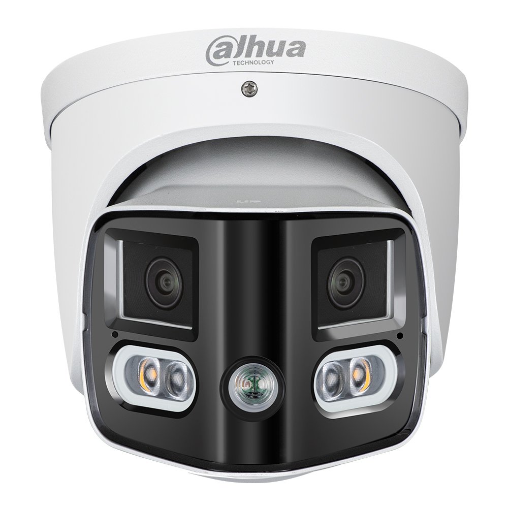 Dahua 2x4MP TiOC Duo Splicing Fixed-focal Eyeball Wiz Sense IP Camera IPC-PDW3849-A180-AS-PV PoE Turret Network Camera