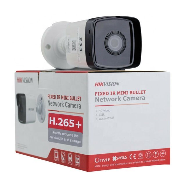 In Stock HIK Cctv Security Cameras 4MP BLC DNR WDR IP67 Fixed Bullet Turret Network Camera Poe Ip Cctv Camera Low Prices