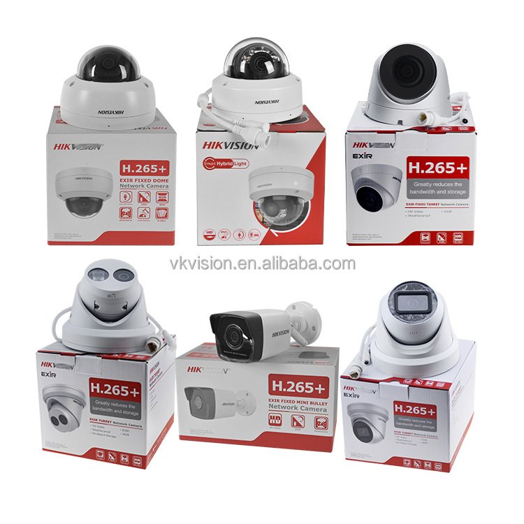 In Stock HIK Cctv Security Cameras 4MP BLC DNR WDR IP67 Fixed Bullet Turret Network Camera Poe Ip Cctv Camera Low Prices