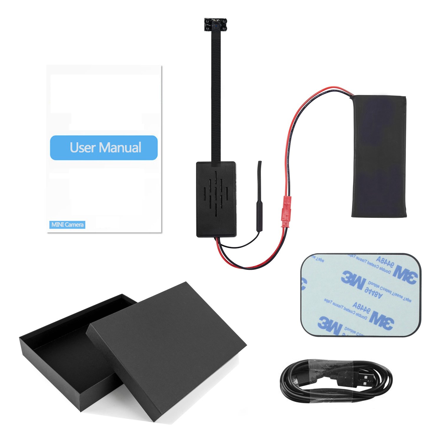 Small Camera DIY Module Mini Wireless Night Vision Camera HD 1080P WiFi Nanny Camera
