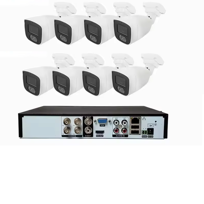 8 CH AHD DVR Kit 5MP CCTV Security Camera System Video Surveillance System Bullet Camera Night Vision in and outdoor