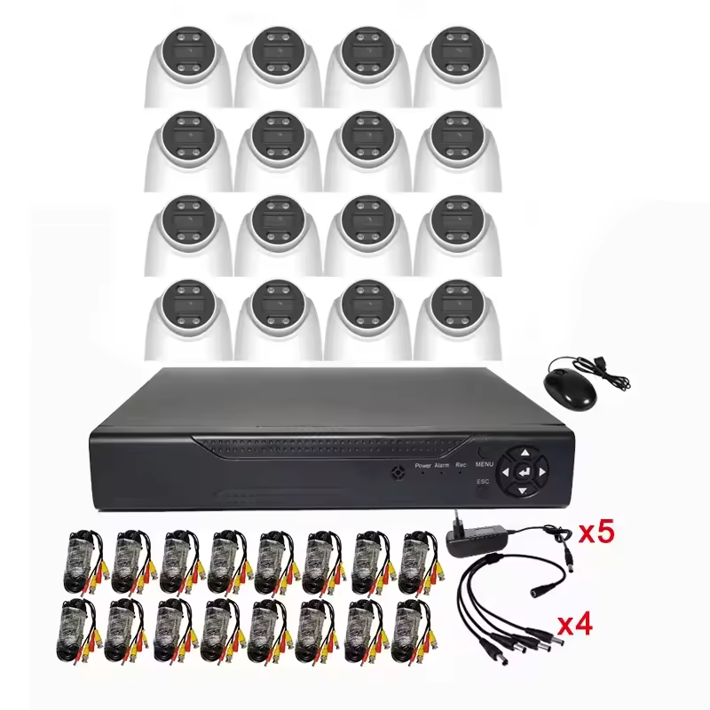 8 CH AHD DVR Kit 5MP CCTV Security Camera System Video Surveillance System Bullet Camera Night Vision in and outdoor