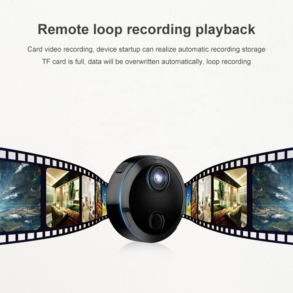 QZT Mini Wireless Camera Small Cam Night Vision Recording Micro Nanny Cam wifi Camera