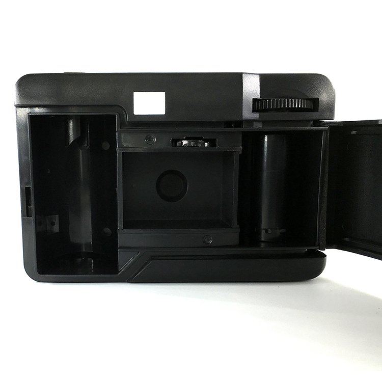Beestar Plastic Fixed Focus Manual Vintage Pure Color black color Mini 35mm Film Camera Instant Camera