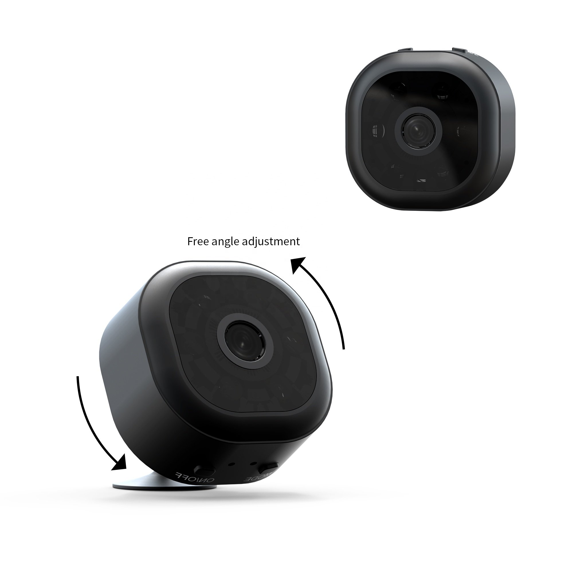 Low End 480P Battery Powered Wireless WiFi Small Nanny Cam Mini Camera surveillance night vision remote view on Mobile APP