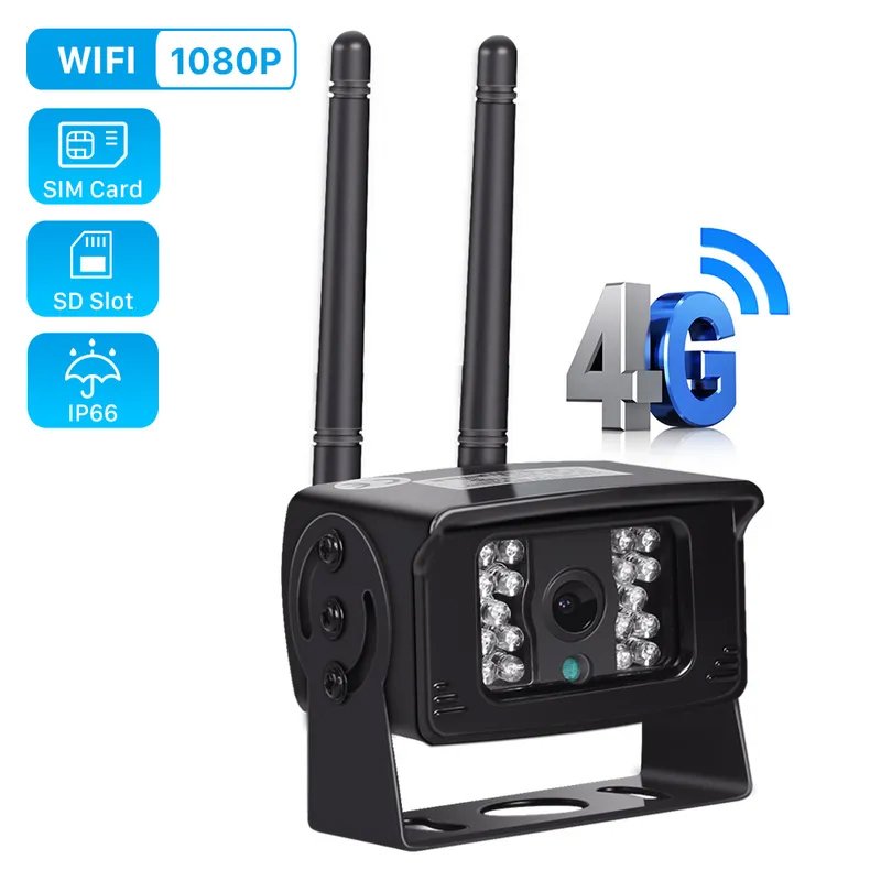 4G 5MP 1080P HD Bus Outdoor Wide Angle CCTV IP66 120 Degree Security Surveillance Wireless MINI IP Car In-vehicle Camera