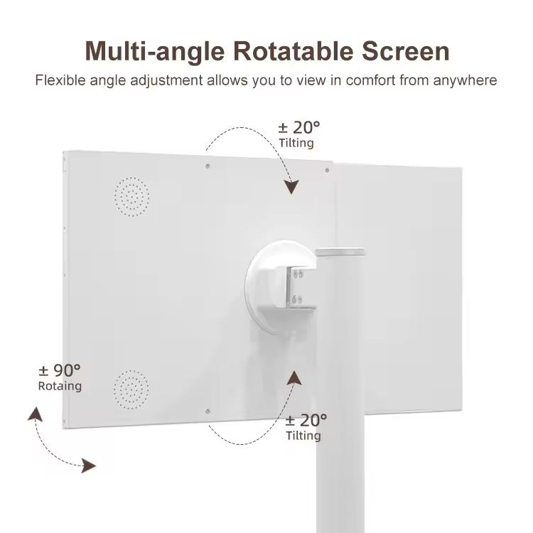 Family Must Have Mobile Tv Wireless Wifi Rollable Jcpc Bestietv 21.5 Inch mobile Portable tablet Smart touch screen Tv