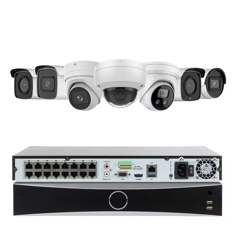 Original HIK 8mp 4K Camera Motion Detection Built in mic H265+ Full Color Fixed Poe Bullet Network Camera hik DS-2CD2087G2-LU