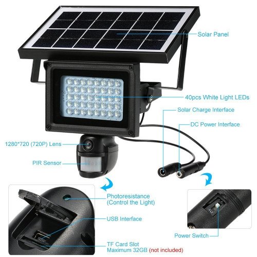 Factory Price 4MP Home Security IP WIFI Camera IP65 Waterproof Outdoor Solar Security Camera