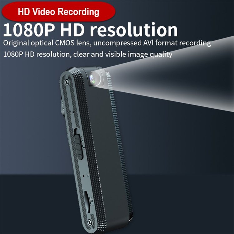 HOT 1080P Mini Portable Wearable Body Camera 180 Rotation with LED Light Support Night Vision Shot and Audio Recording