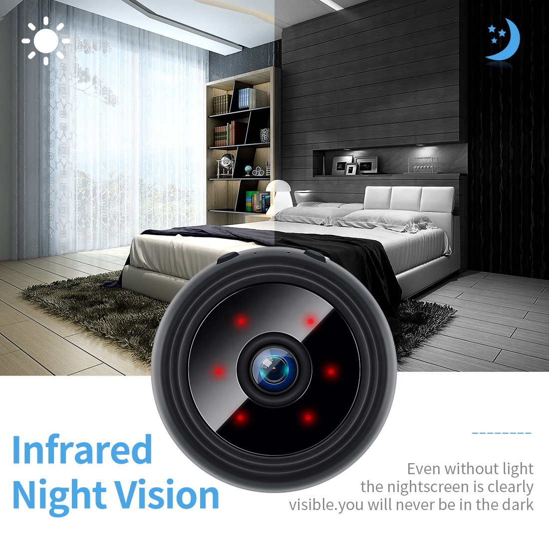 Hot sale QZT 1080p wireless video recorder camera