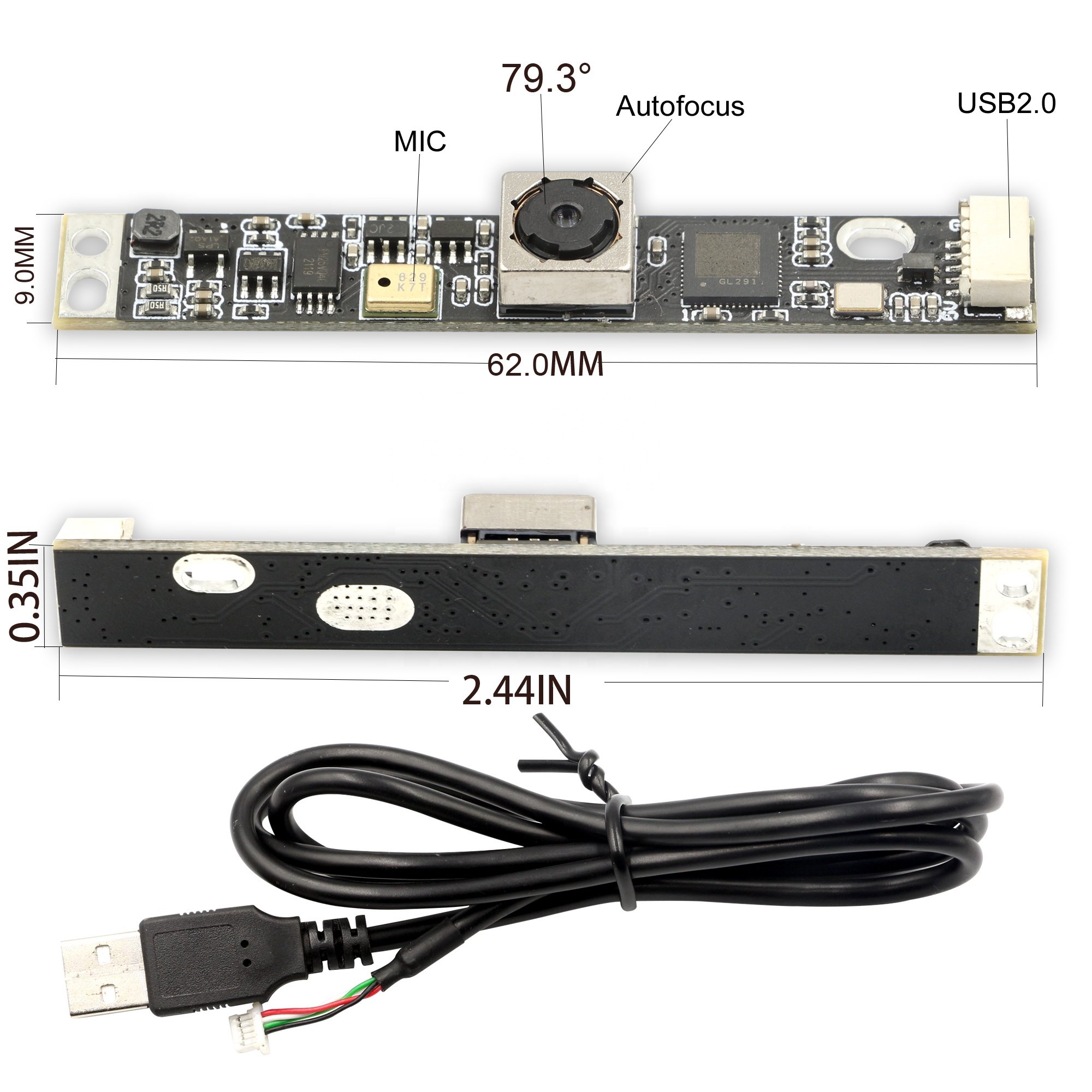 Mini Camera Cmos Mini Hidden Digital Camera Pcb 8Mp Wifi IMX179 Usb Camera Module