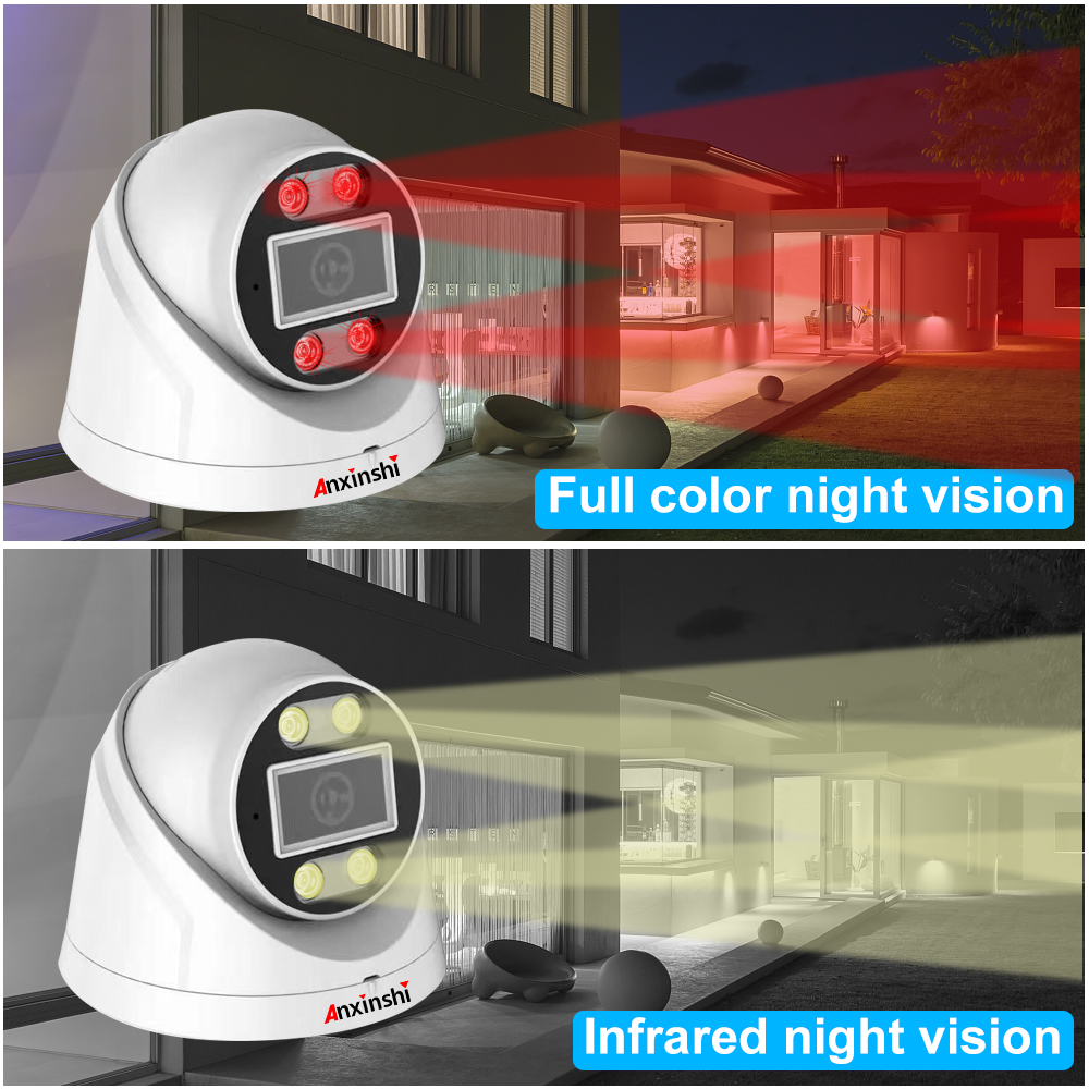 Anxinshi Brand ahd camera 2mp night Colorful camera support ahd tvi cvi cvbs ahd security camera