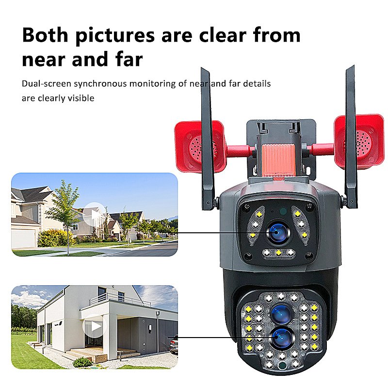 New arrival Wireless Security Monitor Home AI Network Smart IP Ptz Camera IR Night vision Security Wifi V380 Camera