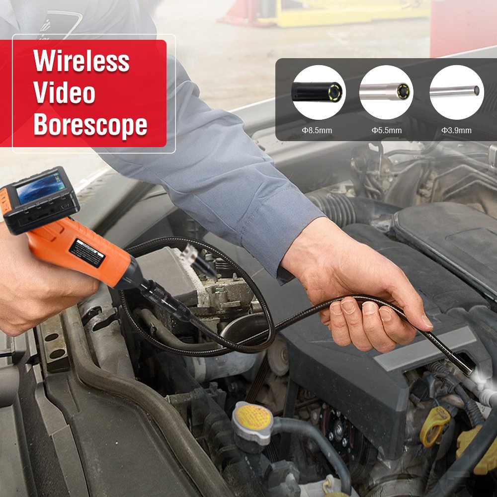 20M cable Underwater well borehole inspection camera endoscope Pipe Inspect Borescope underwater mini camera car inspect tools
