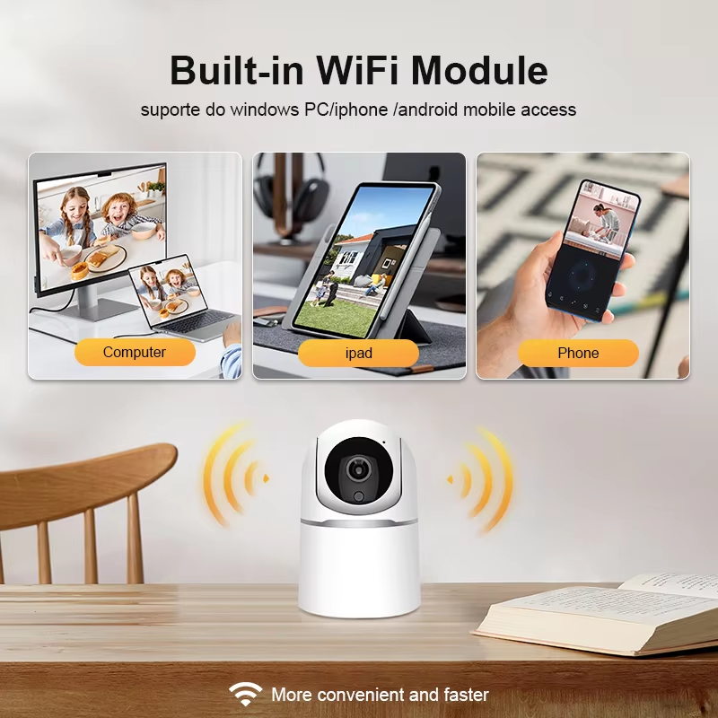 Tuya Smart Home WiFi Two Way Audio Night Vision PTZ Wireless Security Cameras Indoor Surveillance Auto Tracking Network Camera