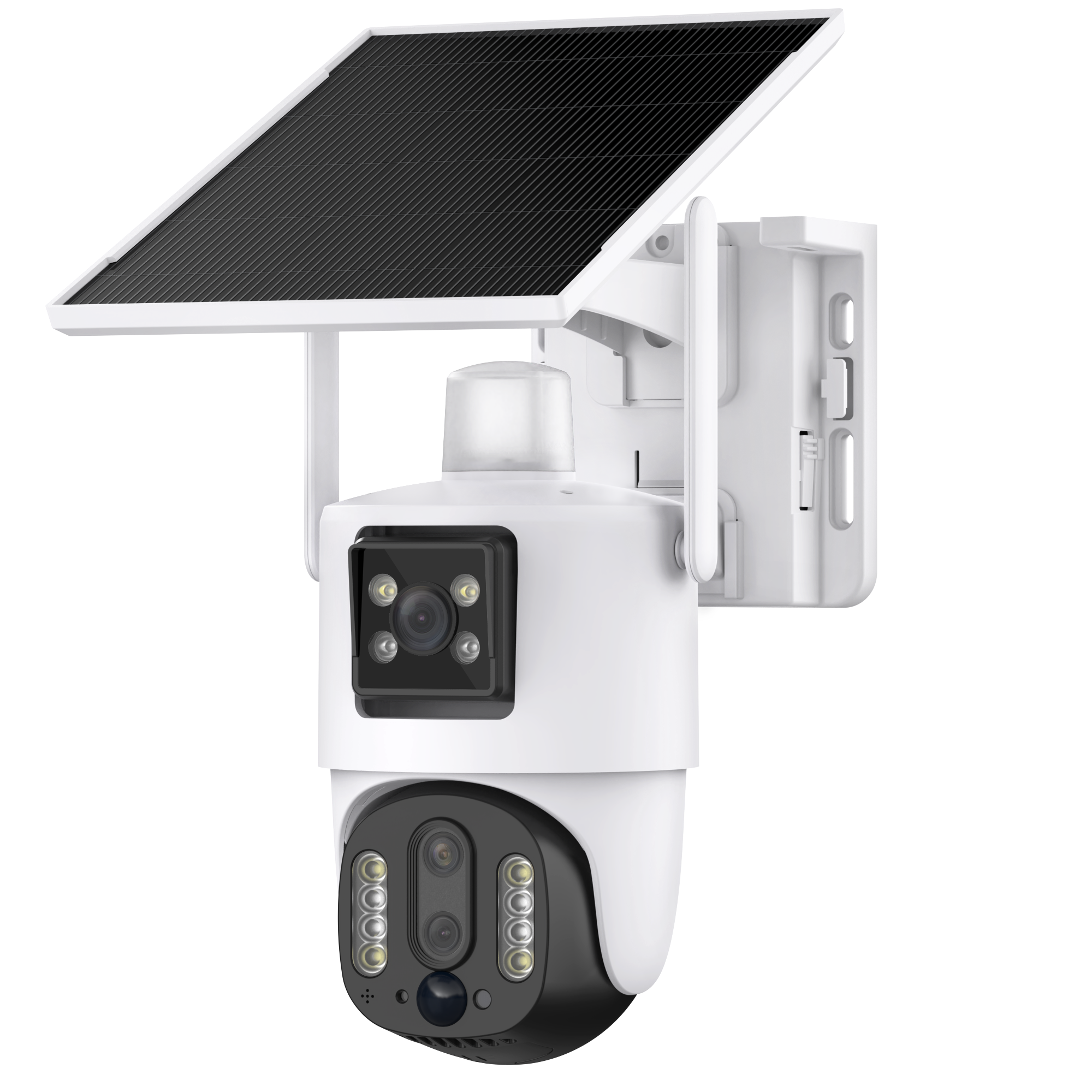V380 Pro WiFi 4G Camera Outdoor Triple lens dual-screen 360 Degree PTZ WaterProof Security Camera CCTV Ai solar network camera