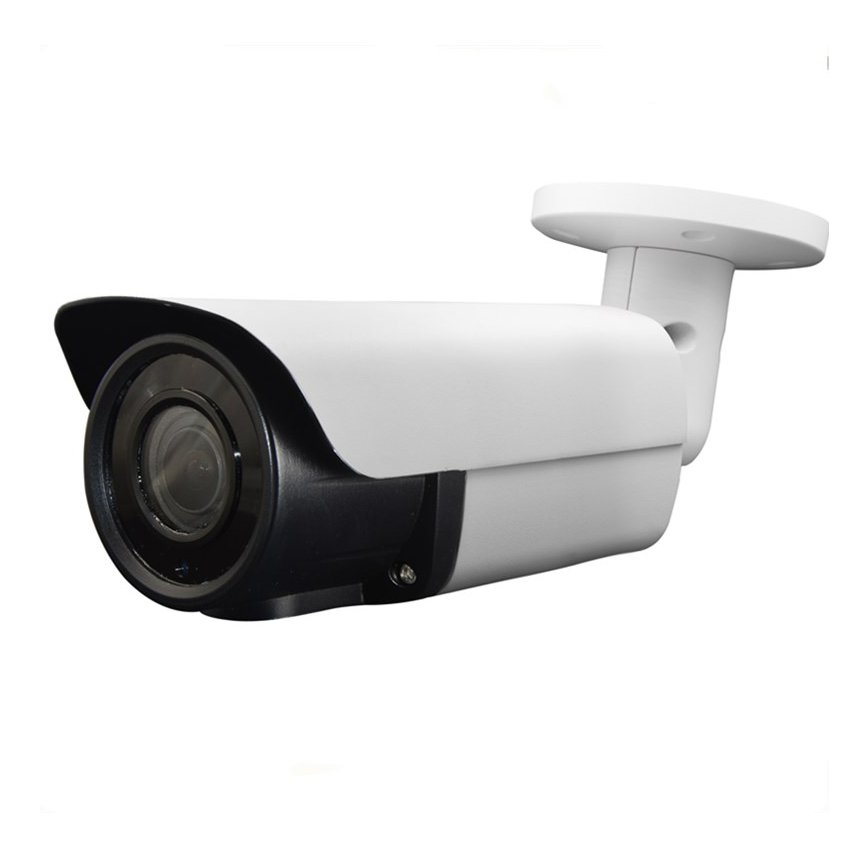 Logo print full metal bullet camera 2.8-12MM varifocal lens 6MP 25FPS POE Network camera 40M IR night vision Mic HIK Plug Play