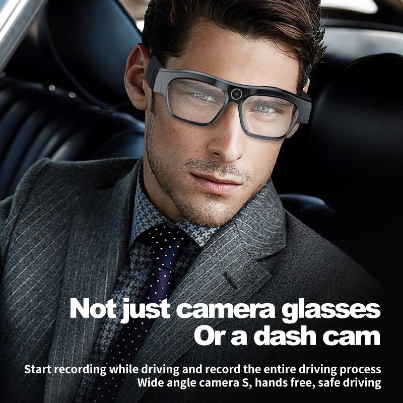 Intelligent audio sunglasses XV-18 blue tooth glasses with 4K ultra clear camera audio and video wireless glasses