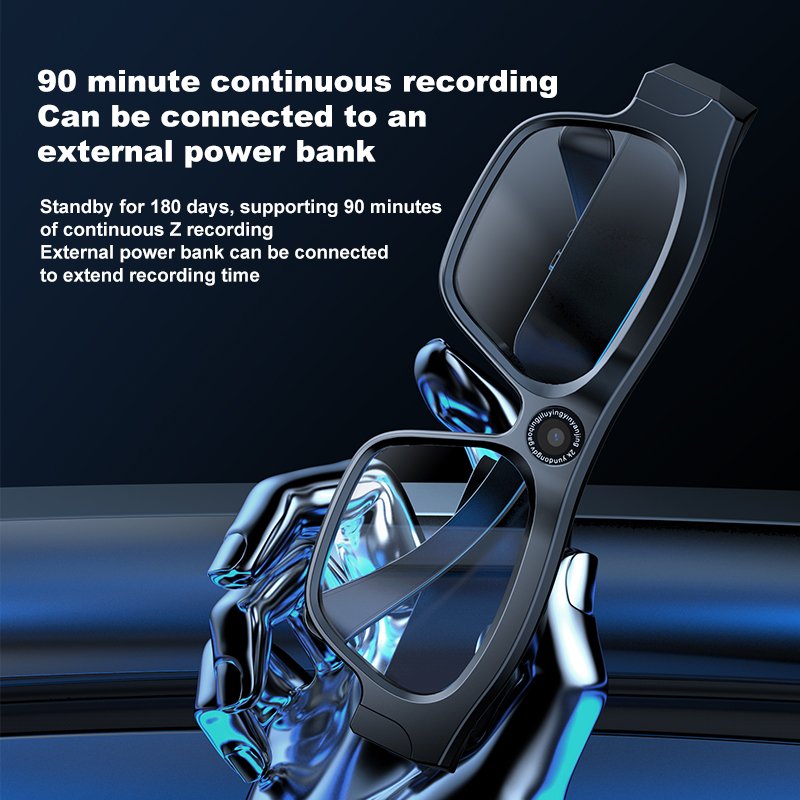 Intelligent audio sunglasses XV-18 blue tooth glasses with 4K ultra clear camera audio and video wireless glasses