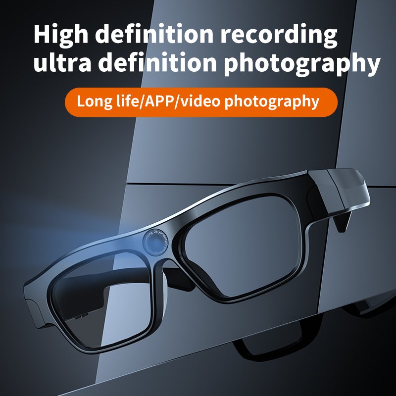 Intelligent audio sunglasses XV-18 blue tooth glasses with 4K ultra clear camera audio and video wireless glasses